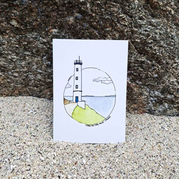 Postal Faro de Cabo Home, Cangas