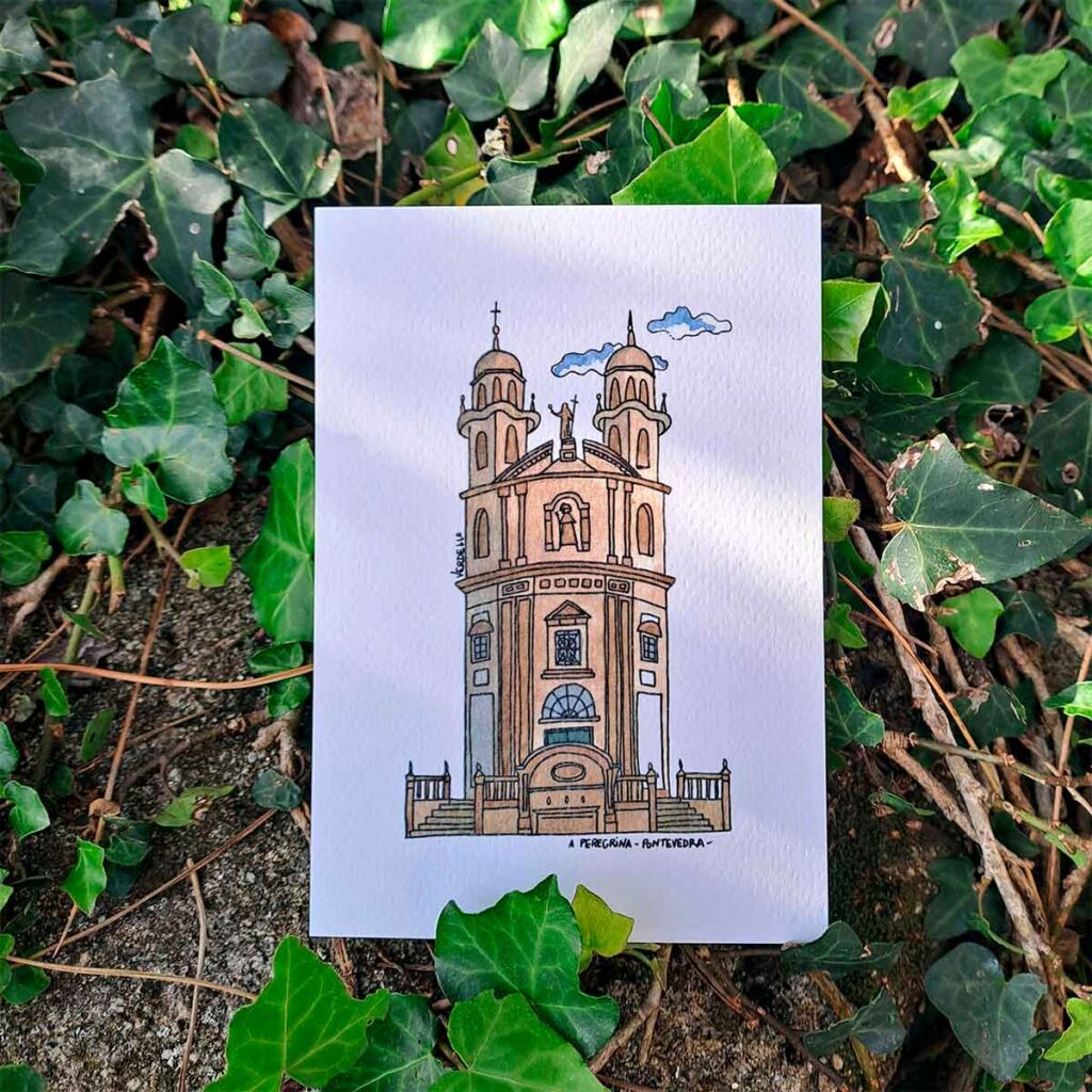 Postal A Peregrina, Pontevedra